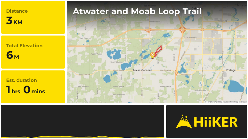 Atwater and Moab Loop Trail | Kalamazoo County | Michigan