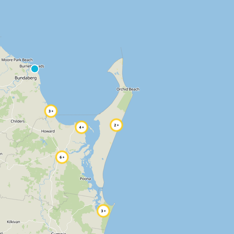 Fraser Coast Regional Static Map