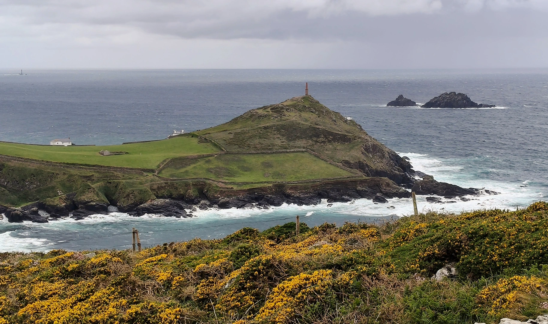 An image depicting the trail 20260514 St Just and Cape Cornwall and its surrounding area.