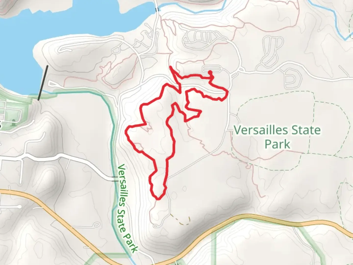 An image depicting the trail Trail 1 Loop and its surrounding area.