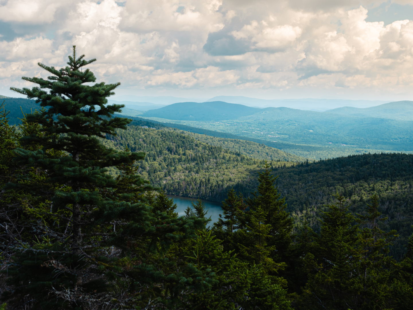 An image depicting the trail Haystack Mountain Trail and its surrounding area.