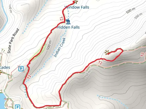 Indian Creek and Hanging Rock Trail