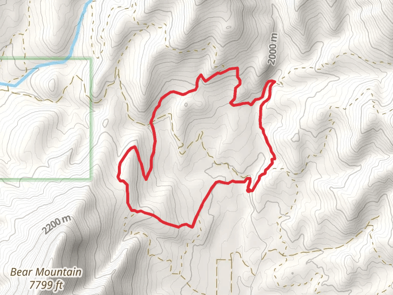 Bitter Honey Trail via Upper Scab Rock Trail and Bitter Creek Trail