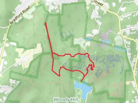 Woody Hill Road, Pour Judgement and North Main Street Loop