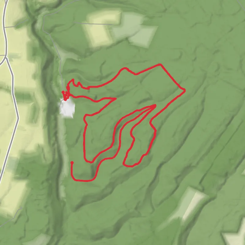 Hike from Thornton-Le-Dale mobile static map