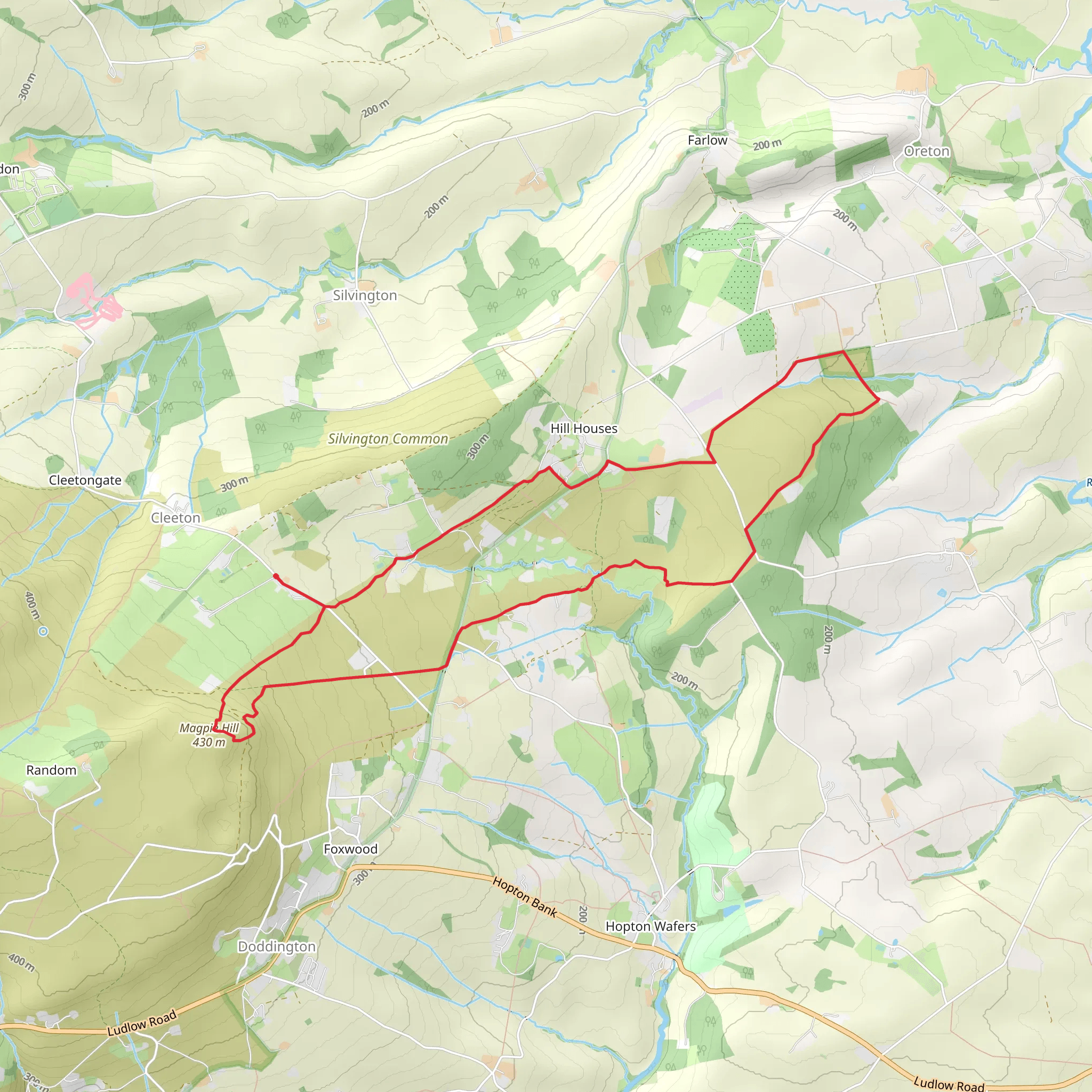 Cramer Gutter and Magpie Hill Loop | Shropshire | England