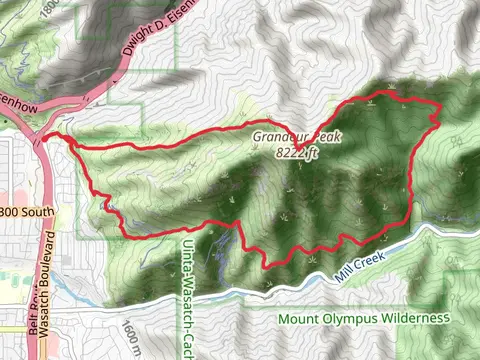 Grandeur Peak West and Pipeline Trail
