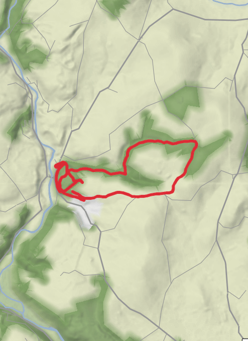 Hike on Avoca mobile static map