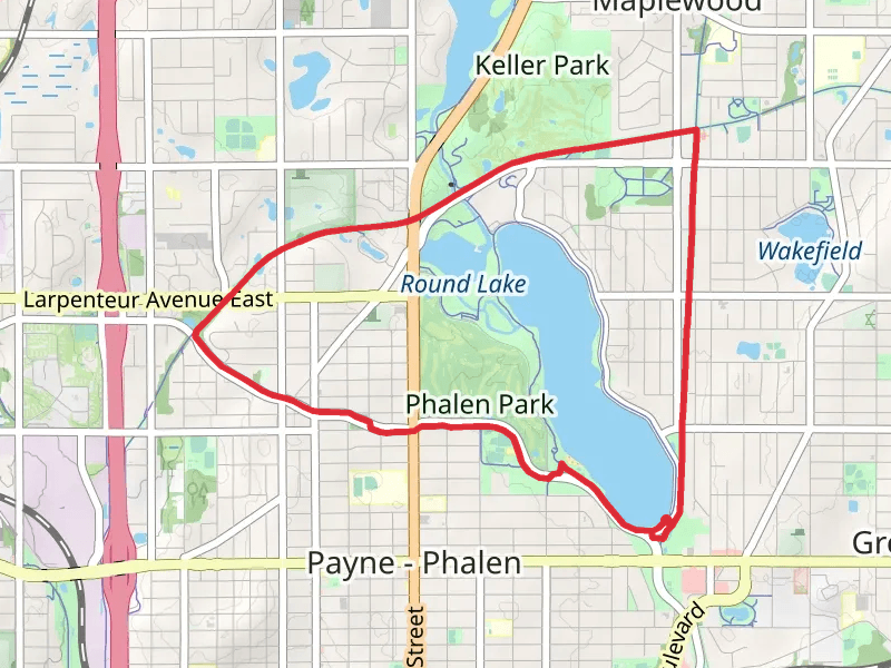Lake Phalen - Gateway State Trail and Bruce Vento Regional Loop Trail
