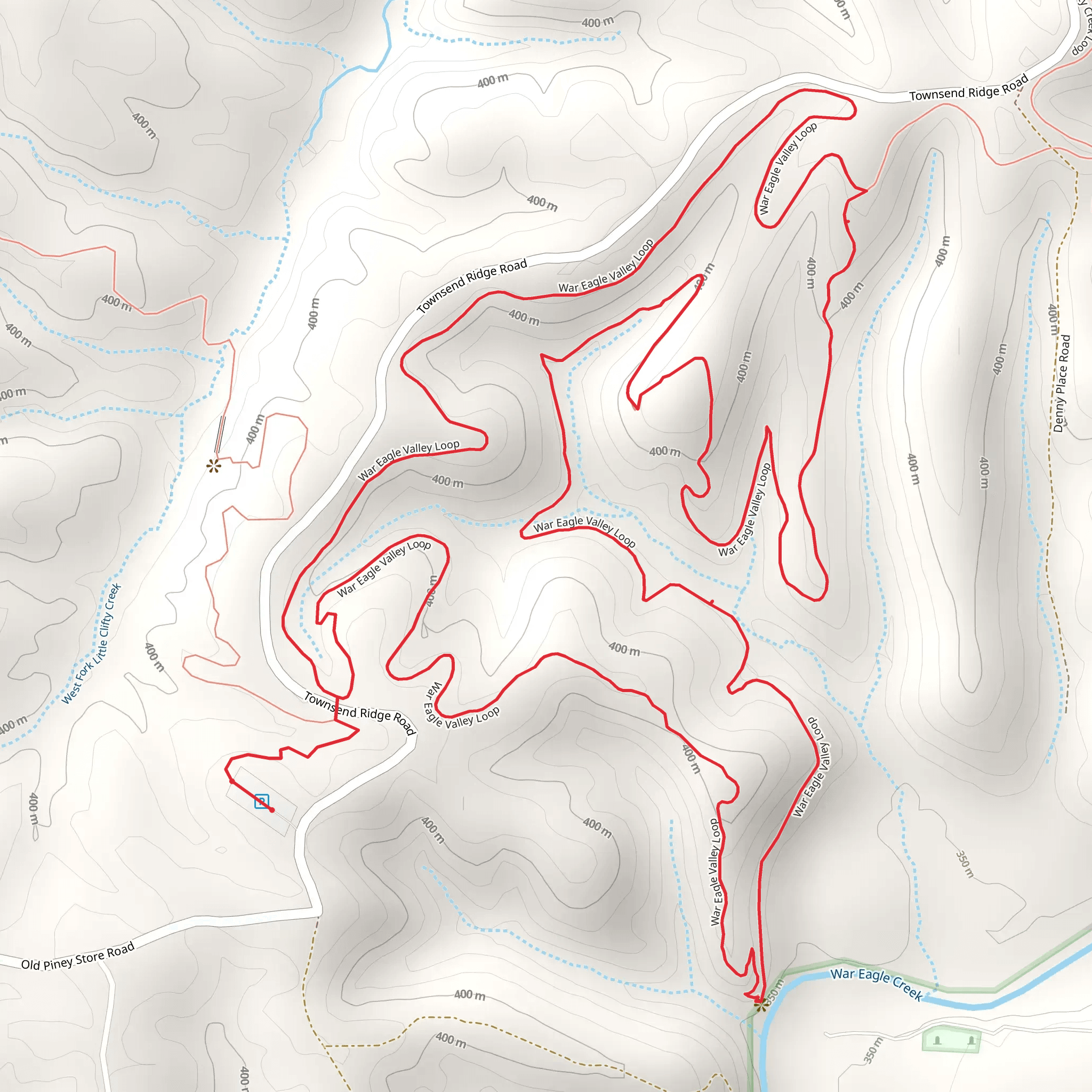 Hidden Diversity Multi Use Trail and War Eagle Valley Loop mobile static map