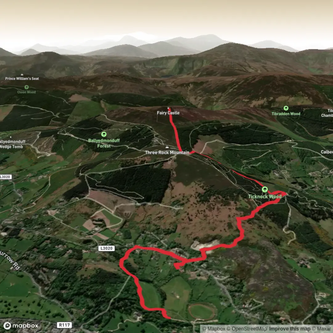 An image depicting the trail Fernhill Park & Gardens and its surrounding area.
