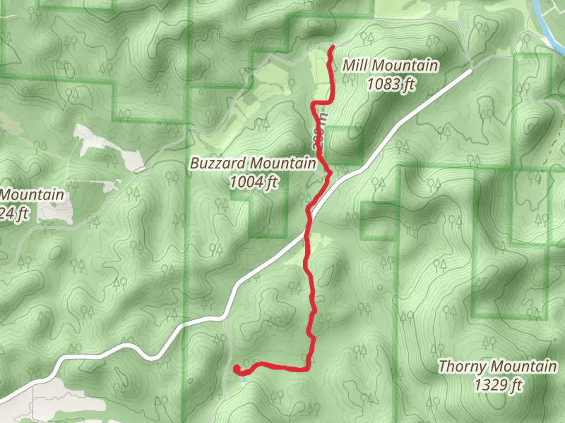 Rocky Creek - Ozark Trail - Current River Section