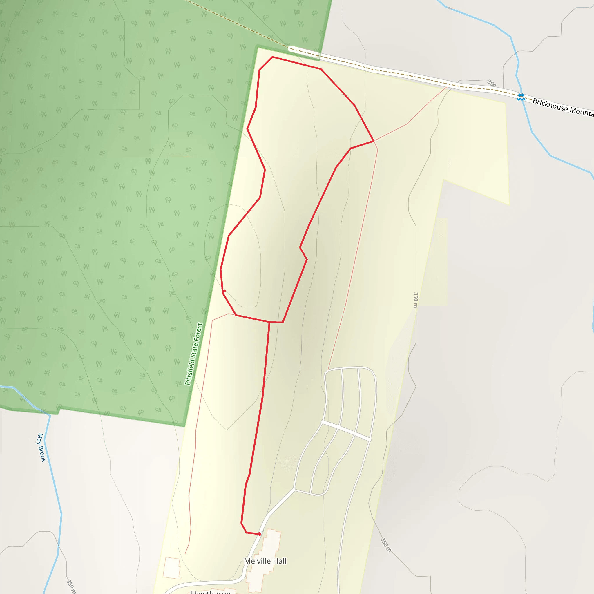 West Street Loop Trail mobile static map