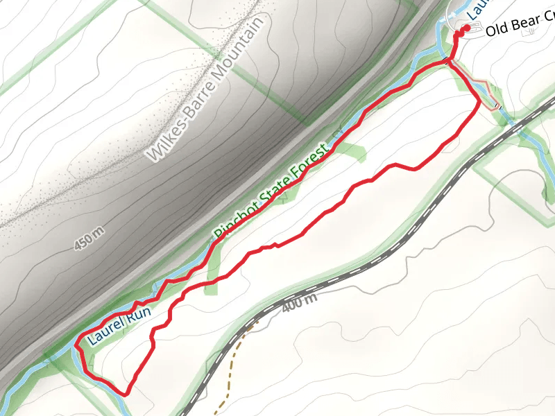 Laurel Run via Audubon Loop Trail
