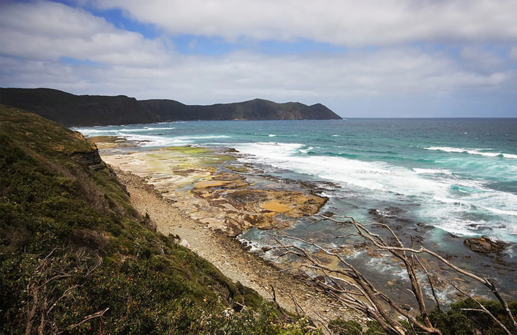 An image depicting the trail South Cape Bay Walk and its surrounding area.