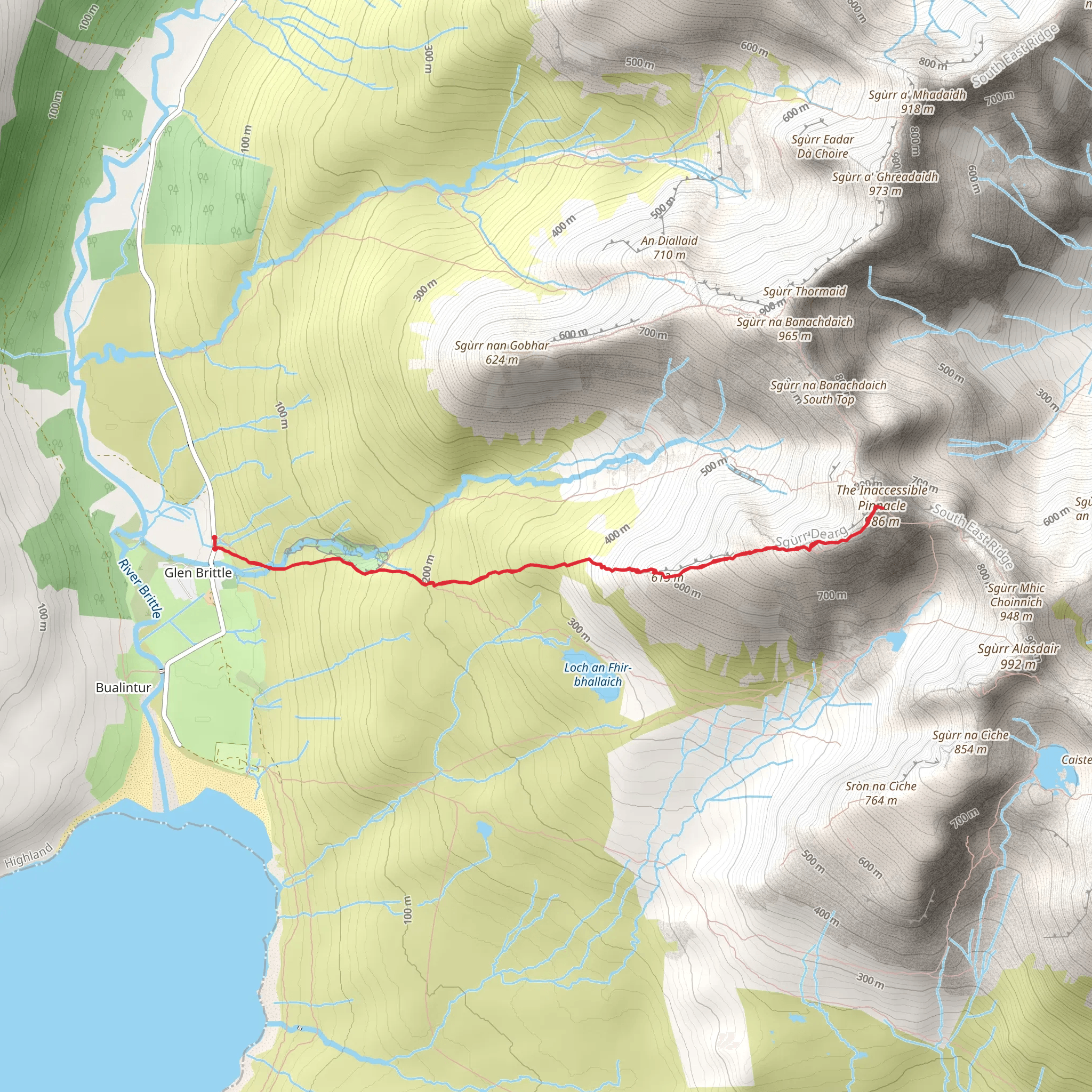 Inaccessible Pinnacle mobile static map