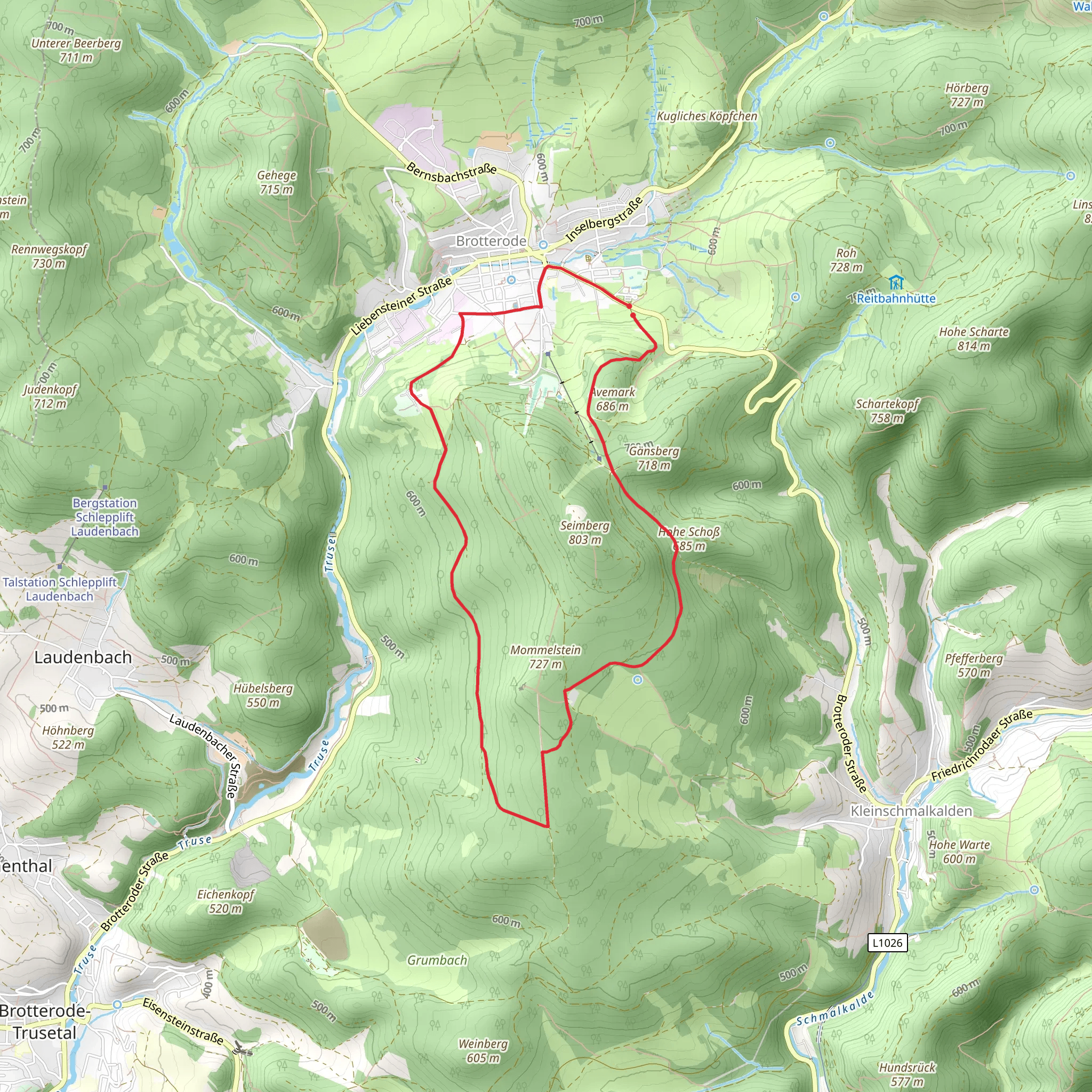 Rund um den Seimberg mobile static map