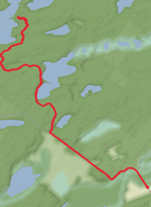 Northern Bruce Peninsula Hiking mobile static map