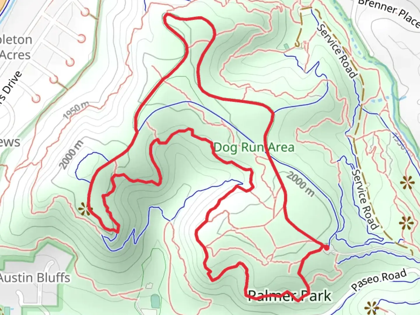An image depicting the trail Mesa, Yucca and Templeton Loop Trail and its surrounding area.