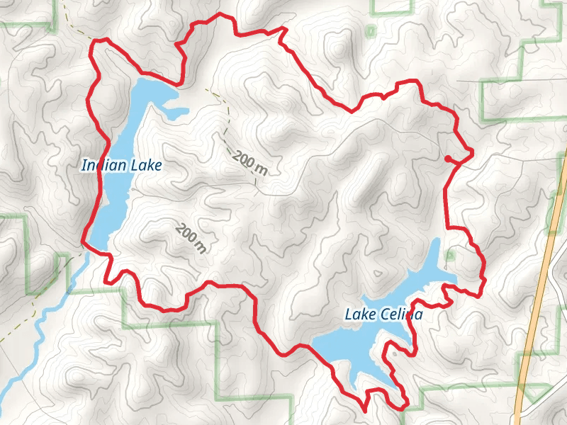 Indian and Celina Lake Loop