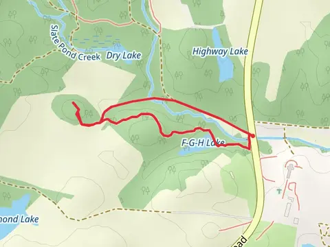 F-G-H Lake and Path of Statues Loop