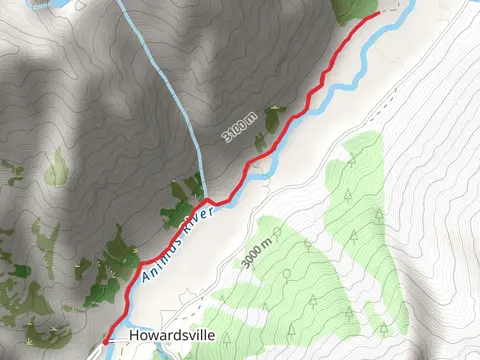 Walk along Animas River - County Road 2