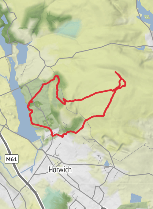 Chorley Walking mobile static map