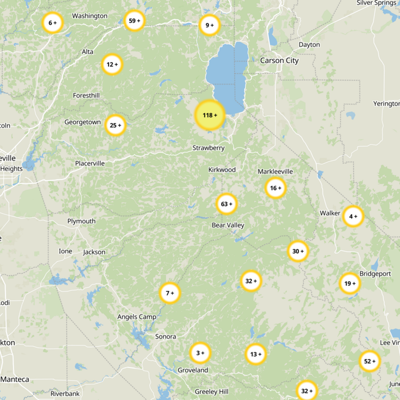 CAL Fire Amador El Dorado Unit Static Map