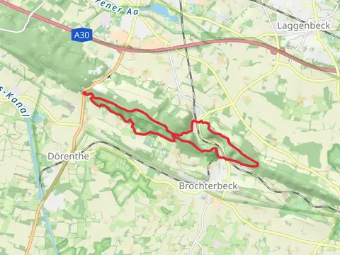 NSG Dorenther Klippen Loop via Ibbenburener Rundweg