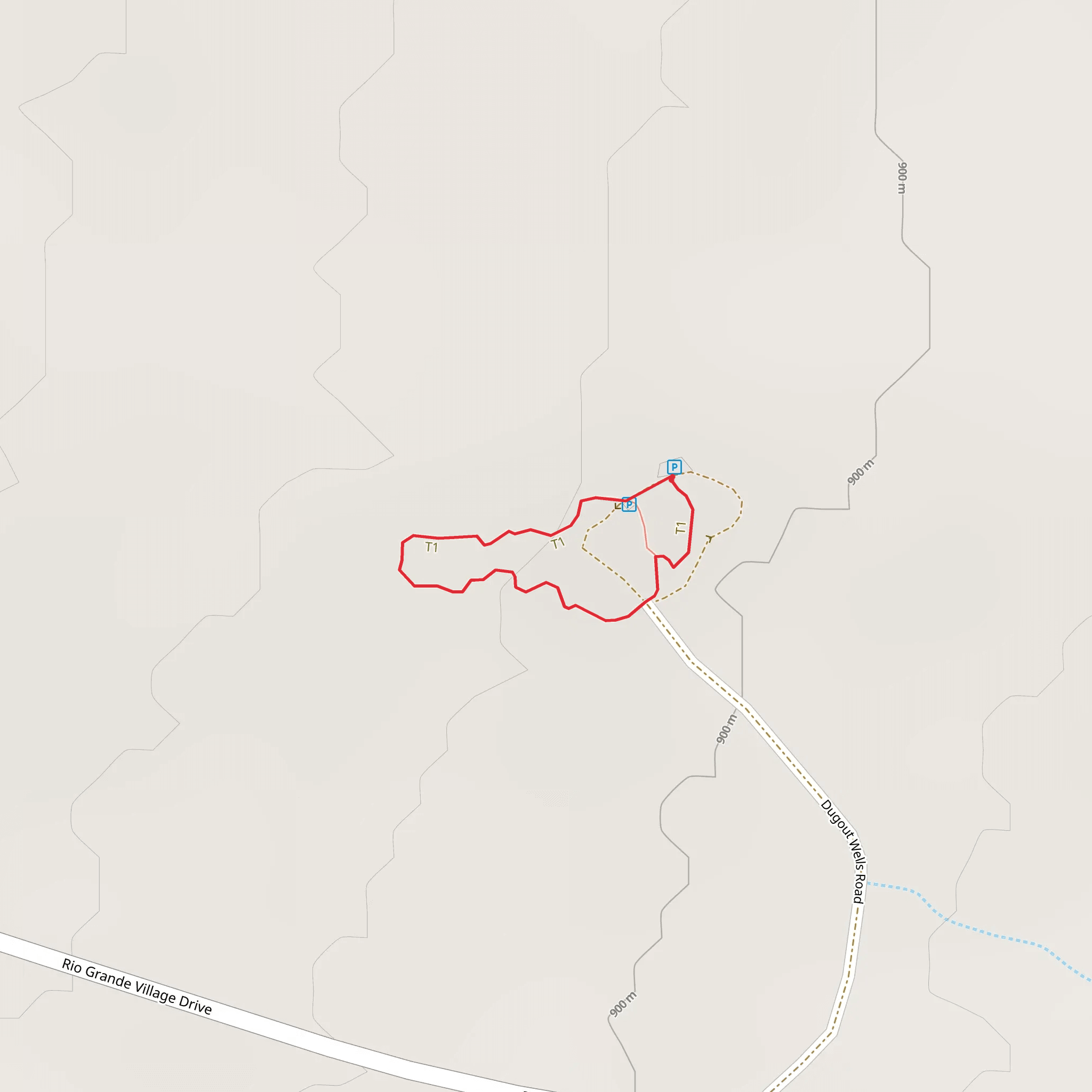 Chihuahuan Desert Nature Trail Loop mobile static map