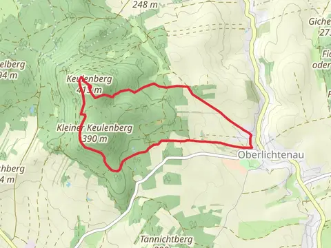 Rundweg Oberlichtenau Keulenberg