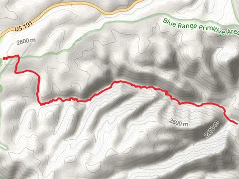 Upper Grant Trail via Steeple Trail
