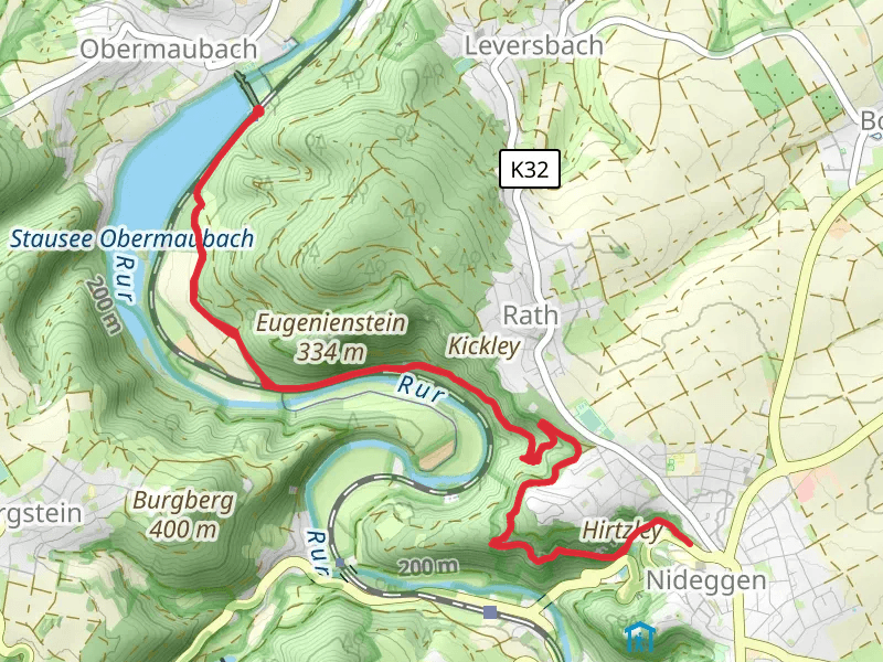 Hinkelstein, Christinenley and Hirtzley Walk via Rundweg Sonne