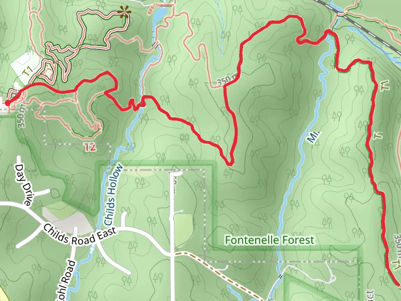 Linden Trail and Hawthorn Trail
