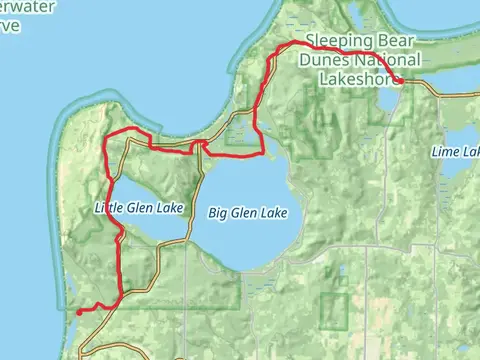 Sleeping Bear Heritage Trail Point to Point