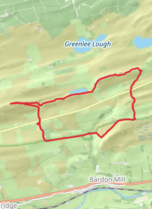 Northumberland Walking mobile static map