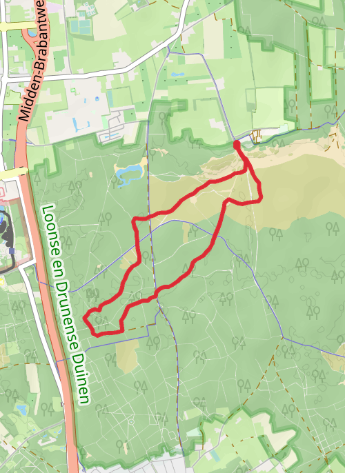 Roestelbergroute  mobile static map
