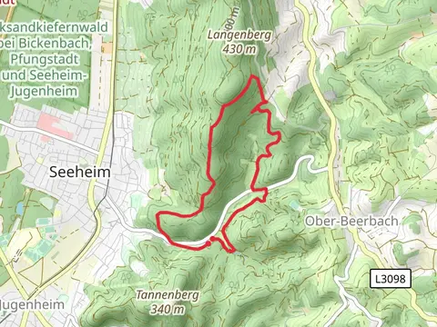 Maerchenteich via Alemannwnweg and Lufthansa Wanderweg