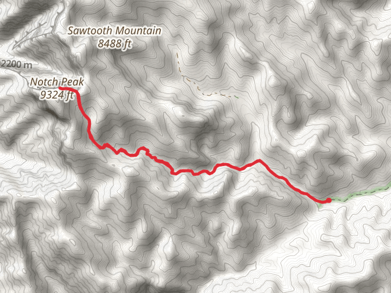 Notch Peak Trail