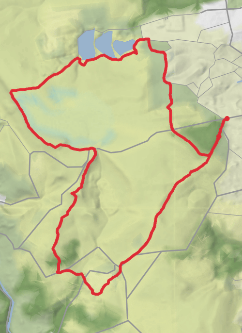 Sheffield Hiking mobile static map