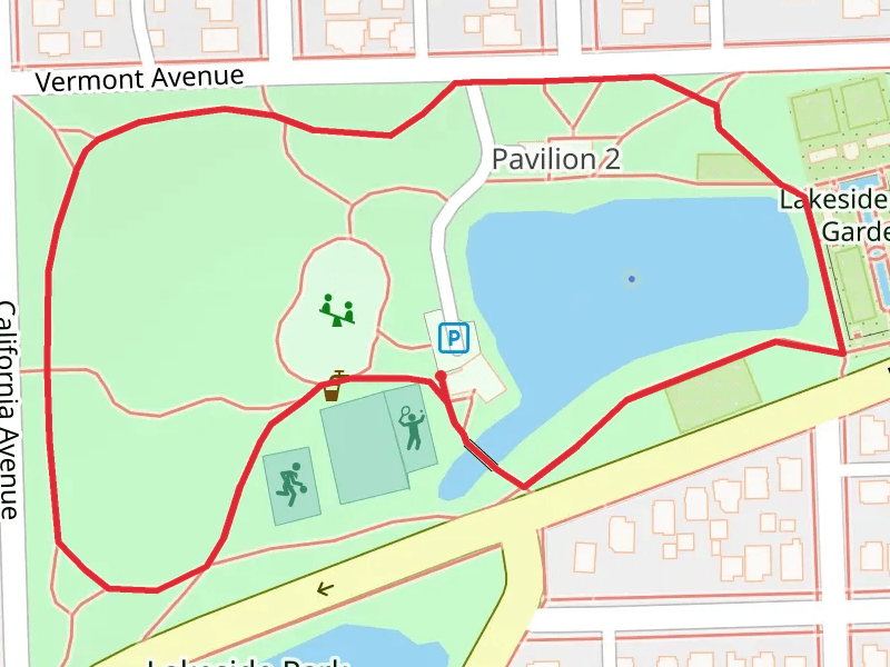Lakeside Park Loop