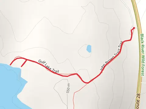 Gull Lake from State Highway 28