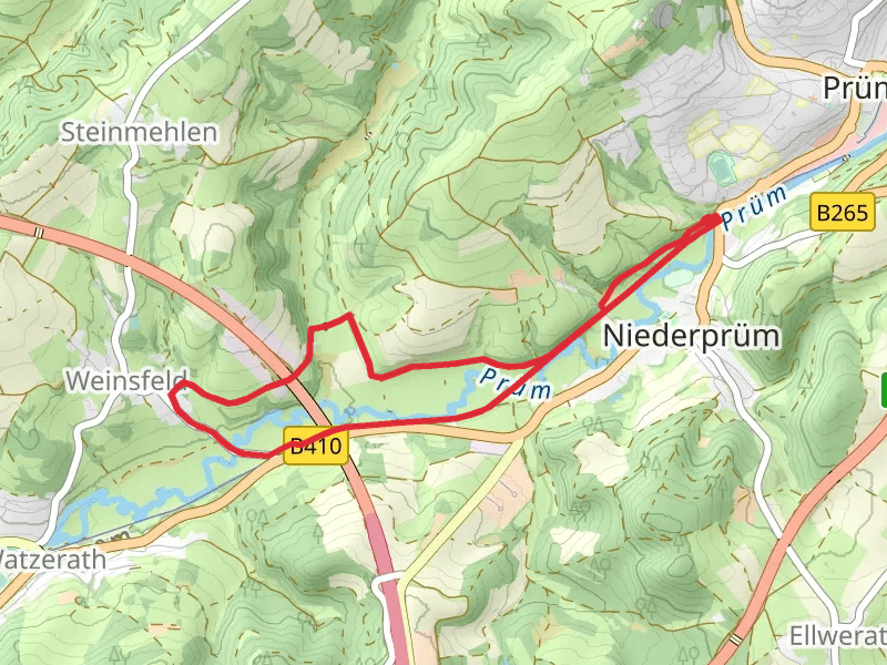 River Prum Streamside Walk - Niederprum