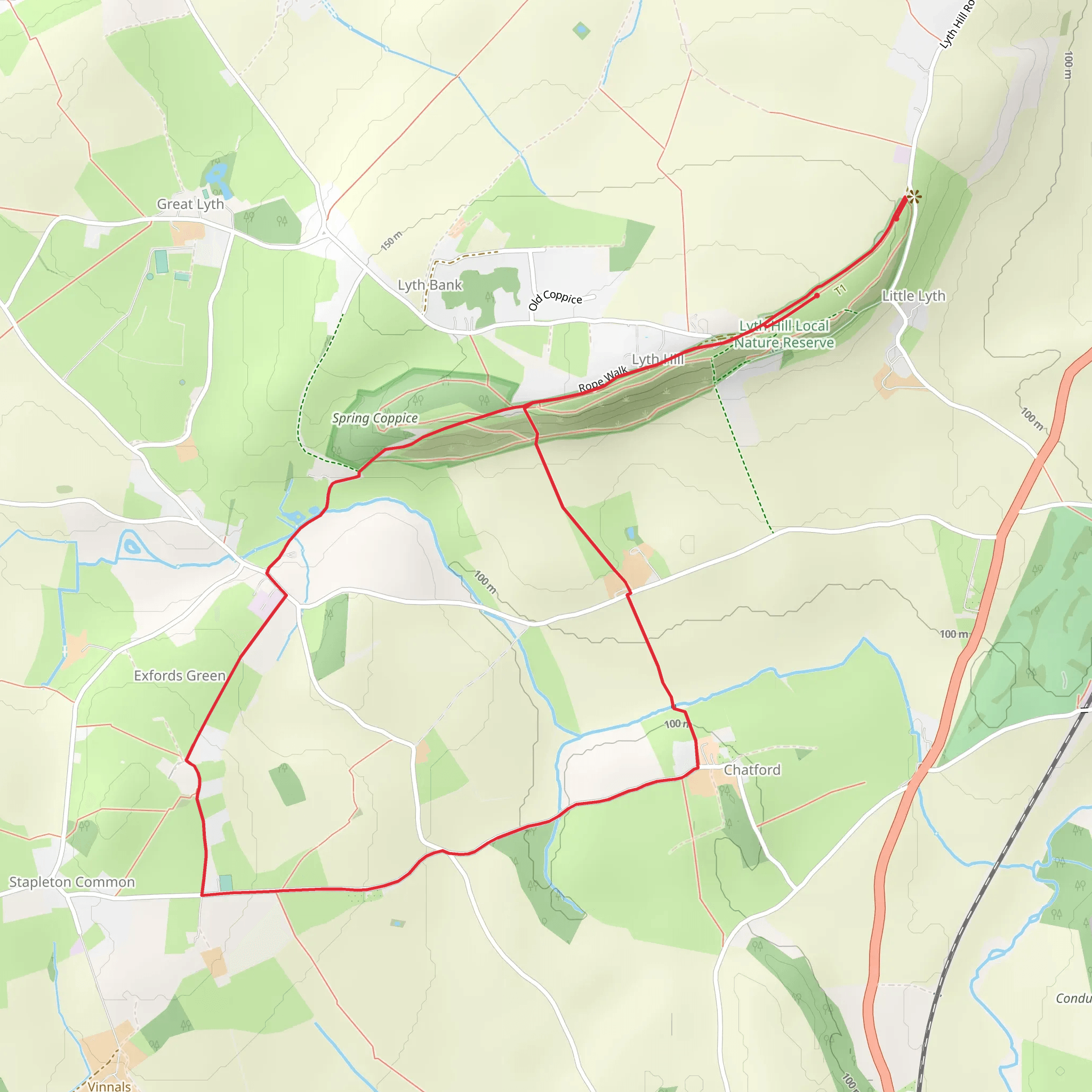 Lyth Hill - Dec 28 mobile static map