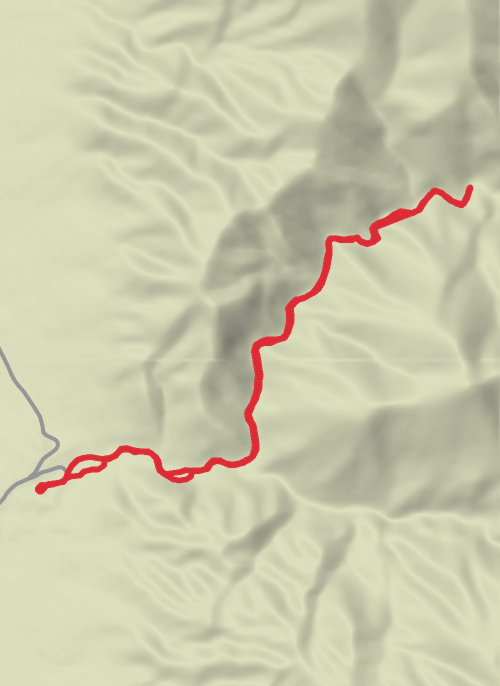 Spear Creek Trail mobile static map