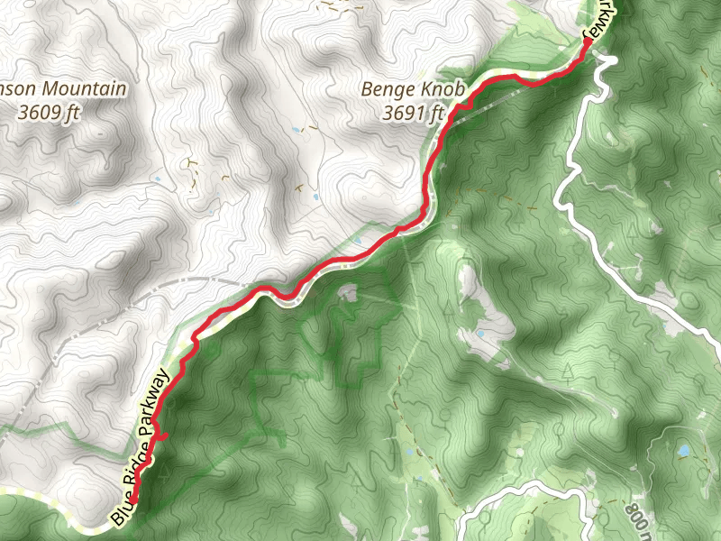 Cascades, Philips Gap and Mountains-to-Sea Trail