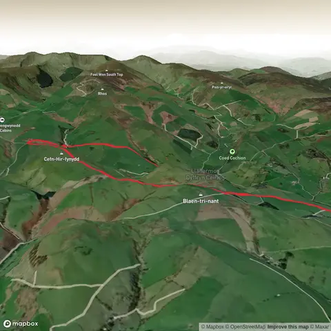 Cefn-Hir-fynydd and Llanarmon Dyffryn Ceiriog Loop