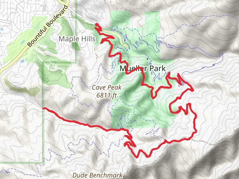 Mueller Park and Canyon Creek