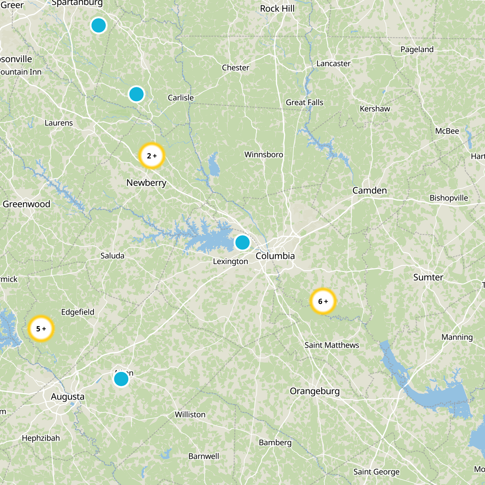 Lexington County Static Map