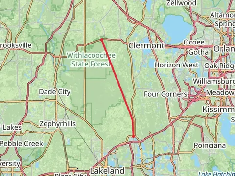 Van Fleet State Trail from Polk City